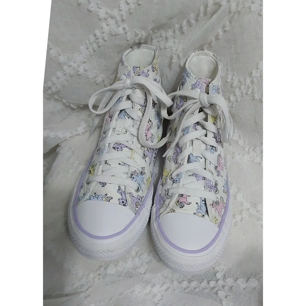 Converse Chuck Taylor All Star High Top Unicorn Print Girls Size 4.5